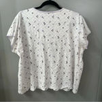 Oscar de la Renta Vintage  Pajama Set Purple Floral Button up Short Set Size XL Photo 5