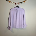 J.Crew NWT  lavender ruffle blouse Photo 5
