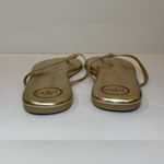 Solei Sea Women’s Indie Metallic Gold Flip Flop Sandals Size 10 Photo 7