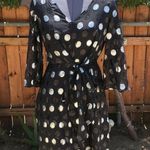 Julia Jordan Julian Jordan Metallic Polka Dot Chiffon dress Photo 2