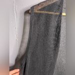 Eileen Fisher Natural Organic Linen Cascading Vest Knit Open Front Cardigan Photo 3