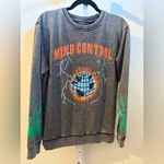 Akira  Charcoal Crewneck Top Photo 1