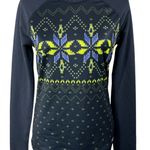 FILA Long Sleeve Base Layer Size M Medium Fair Isle Black Photo 0