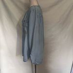 Cloth & Stone  Chambray Denim Womens Top Size M Coastal Cowgirl Boho Minimalist Photo 3