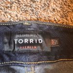 Torrid  Premium Womens Plus Size 26R Distressed Dark Wash Cropped Jeans‎ Photo 1
