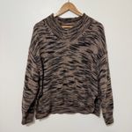 Brochu Walker  Dutton Wool Blend Spacedye Sweater Size XS Oversized Brown Fall Photo 1