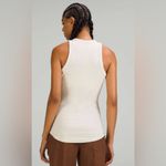 Lululemon Hold Tight Tank Top, Ribbed in Ivory Color Size 4? Photo 3