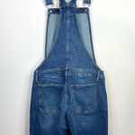 Gap Maternity Ankle Cropped Stretch Denim Jean Bib Overalls pants womens S new Photo 7