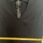 Privy  Black Bodycon Collared V Neck Mini Dress SZ M Photo 6