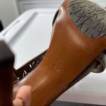 Diane Von Furstenberg Diane‎ Von Furstenberg brown laser cut iris heeled sandals size 6 M Photo 3