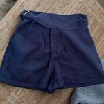Urban Outfitters  Women's Blue Linen Blend Shorts Size Small NEW NWT Photo 0