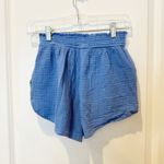 Marine layer Womens Gauze Cotton Shorts Size Small Casual Everyday Beachy Blue Photo 3