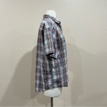 Woolrich  Plaid Short Sleeve Button Shirt Size Medium Photo 6