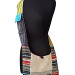 Rising International Cotton Patchwork Butterfly Graphic Hobo Crossbody Sling Pink Photo 0