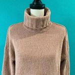 Aerie chunky knit turtleneck brown sweater in size xs Photo 1