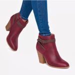 ShoeDazzle SASHANNA Bootie in Burgundy 8.5 Red Photo 11