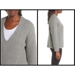UGG 💕💕 Alva Deep V-Neck Sweater Gray Heather NWT Photo 7