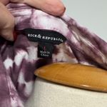 Rock & Republic  Purple Tie-Dye Button Down Shirt Photo 1