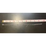 Silver Tone Adjustable Ankle Bracelet with bead balls 9.5 inches Anklet Photo 5