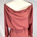 Votique dusty rose long sleeve sleek and chic pencil skirt dress size medium Pink Photo 5