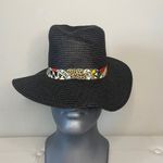 Ed Hardy  Love Kills Slowly Tattoo Skull Black Straw Style Beach Hat Photo 3