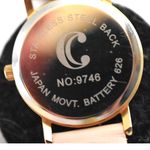 Charming Charlie  Zig Zag Beige/White Gold Tone New Battery Like New Watch Photo 3