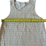 Lysse  Cotton Knit Beach Cover Up Dress Women’s Size Medium Beige Photo 7