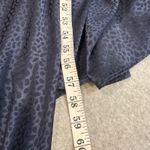 Baltic Born  Savannah Kimono Sleeve Maxi Dress Womens Medium Blue Leopard Print Photo 14