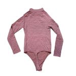Free People Intimately Seamless Mock Neck Bodysuit Long Sleeve mauve pin… Photo 3