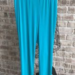 Chico's Easywear Pants Size 0 Small Teal Photo 2