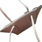 Kate Spade New York Leather “Kali” pinkish beige ,gold trim Shoulder Handbag. Photo 9