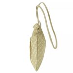 GHERARDINI Luxury Gold Softy Leather Polyester Adjustable Crossbody Bag RARE Photo 1