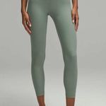 Lululemon Align Ribbed HR Pant 25” in grey eucalyptus size 12 Photo 0