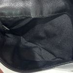 Coach Hamptons Skinny Wristlet Black Leather Buckle Pouch Y2K Tassel Photo 4