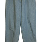 Silvercord Vintage High Waist Pleated Front Tapered Leg Jeans 100% Cotton 80s 14 Blue Photo 0