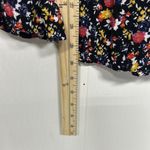 Free People  Black Pleated Blouse with Bib Collar Photo 6