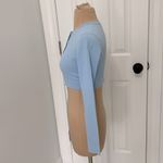I am gia I.Am.Gia. Audrina Crop Cardigan Powder Blue Photo 5