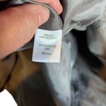 Garnet Hill  cascading ruffle skirt 100% silk GRAY SIZE 16 Photo 6