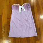 NWT Magda Butrym Crochet Balconette Mini Dress Purple Size M Photo 7