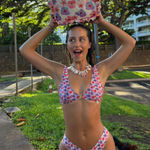 Strawberry Milk Mob Flower Dance bikini bottom Purple Photo 0