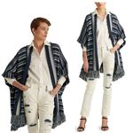 NEW Lauren Ralph Lauren Striped Cotton Fringe Photo 5