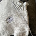 Plush Chenille Half Turtleneck Sweater Gray Size undefined Photo 6