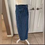 Anthropologie Pilcro Barrel Denim Midi Skirt Photo 7
