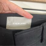 Everlane SHORT The Draper Pleated Pant in Buttersmooth Black Size 4 Photo 8