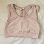 90 Degrees by Reflex Light Pink Blush Heathered Sports Bra Photo 0