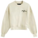 Amiri Spirit Crewneck Sweatshirt in Alabaster Small Womens Pullover Black Photo 11
