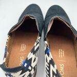 Toms  Blue and Black Ankle Suede Boots with Chunky Heel Photo 6