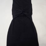 superdown  Crista Twist Front Dress in Black Photo 0