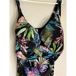 Terra & Sky  Women's Plus Floral Molded Cup One-Piece Swimsuit 4x Photo 2