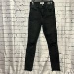frame denim Frame Le High Black‎ Skinny Jeans Distressed Size 28 Photo 1